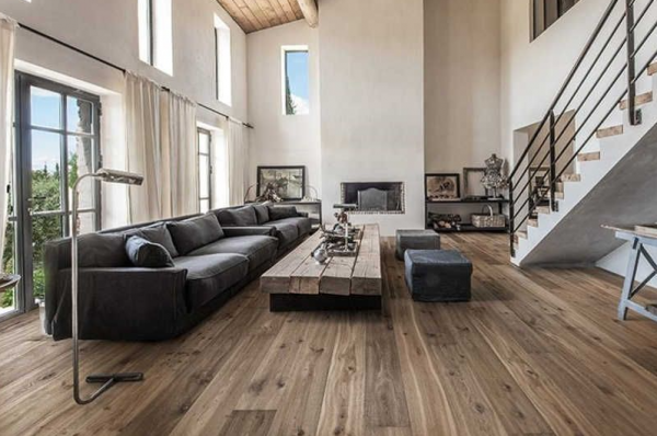 Lantai Kayu Parquet yang Elegan